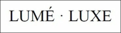 LUMÉ · LUXE Logo (USPTO, 12.10.2016)