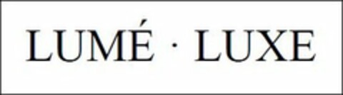 LUMÉ · LUXE Logo (USPTO, 10/12/2016)