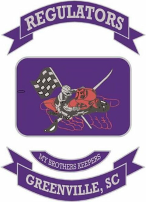 REGULATORS MY BROTHERS KEEPERS GREENVILLE, SC Logo (USPTO, 12/13/2016)