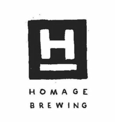 H HOMAGE BREWING Logo (USPTO, 04.01.2017)