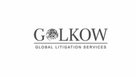 GOLKOW GLOBAL LITIGATION SERVICES Logo (USPTO, 17.01.2017)