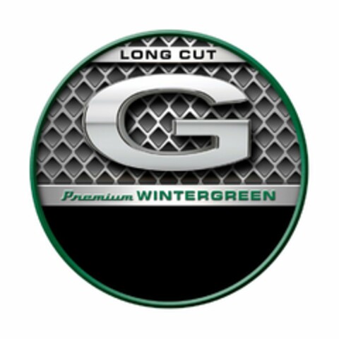 LONG CUT G PREMIUM WINTERGREEN Logo (USPTO, 02/16/2017)