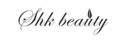 SHK BEAUTY Logo (USPTO, 09.02.2018)