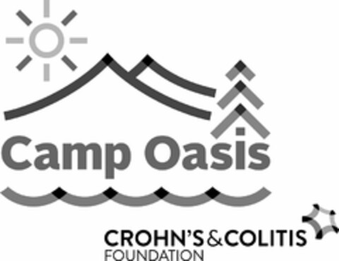 CAMP OASIS CROHN'S & COLITIS FOUNDATION Logo (USPTO, 03/15/2018)