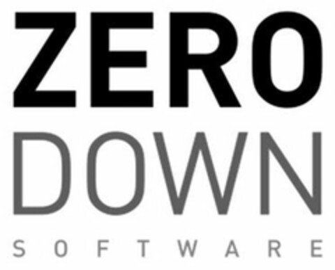 ZERO DOWN SOFTWARE Logo (USPTO, 03.10.2018)