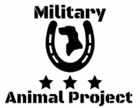 MILITARY ANIMAL PROJECT Logo (USPTO, 01/25/2019)