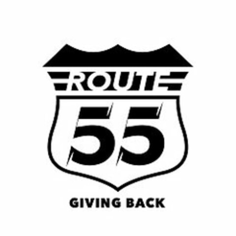 ROUTE 55 GIVING BACK Logo (USPTO, 01.06.2019)