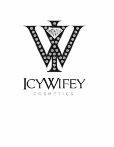 IW ICY WIFEY COSMETICS Logo (USPTO, 14.06.2019)