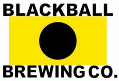 BLACKBALL BREWING CO. Logo (USPTO, 08/21/2019)