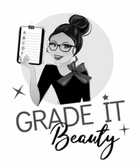 ABCDF GRADE IT BEAUTY Logo (USPTO, 19.11.2019)