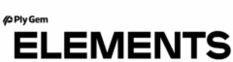 P PLY GEM ELEMENTS Logo (USPTO, 09.06.2020)