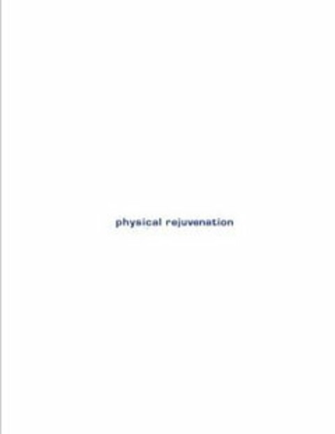 PHYSICAL REJUVENATION Logo (USPTO, 29.03.2009)