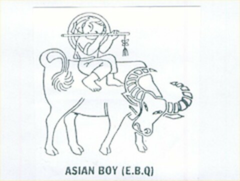 ASIAN BOY (E.B.Q) Logo (USPTO, 16.02.2010)