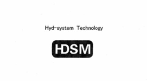 HYD-SYSTEM TECHNOLOGY HDSM Logo (USPTO, 07/19/2010)