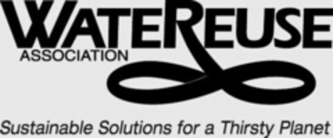 WATEREUSE ASSOCIATION SUSTAINABLE SOLUTIONS FOR A THIRSTY PLANET Logo (USPTO, 09/24/2010)