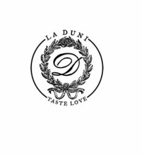 LA DUNI D TASTE LOVE Logo (USPTO, 11/02/2010)