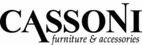 CASSONI FURNITURE & ACCESSORIES Logo (USPTO, 03/29/2011)