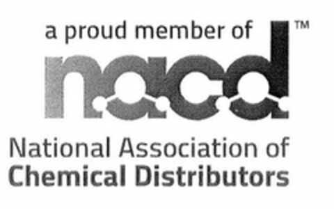 A PROUD MEMBER OF NACD NATIONAL ASSOCIATION OF CHEMICAL DISTRIBUTORS Logo (USPTO, 24.01.2012)