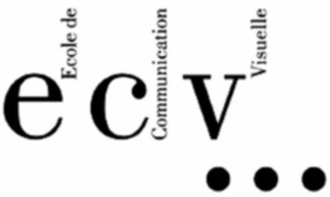 ECV ECOLE DE COMMUNICATION VISUELLE Logo (USPTO, 15.03.2012)