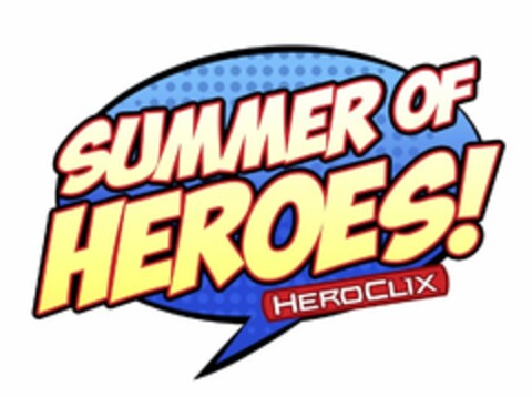 SUMMER OF HEROES! HEROCLIX Logo (USPTO, 17.07.2012)