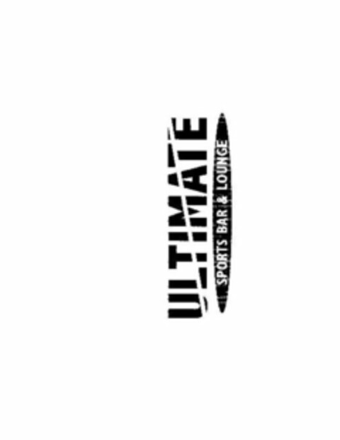 ULTIMATE SPORTS BAR & LOUNGE Logo (USPTO, 26.07.2012)