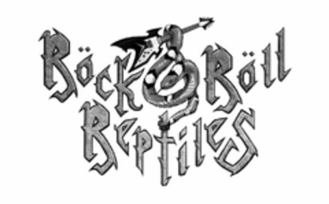 ROCK & ROLL REPTILES Logo (USPTO, 06.08.2012)