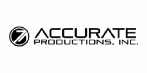 ACCURATE PRODUCTIONS, INC. Logo (USPTO, 29.08.2012)