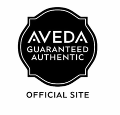 AVEDA GUARANTEED AUTHENTIC OFFICIAL SITE Logo (USPTO, 30.01.2013)