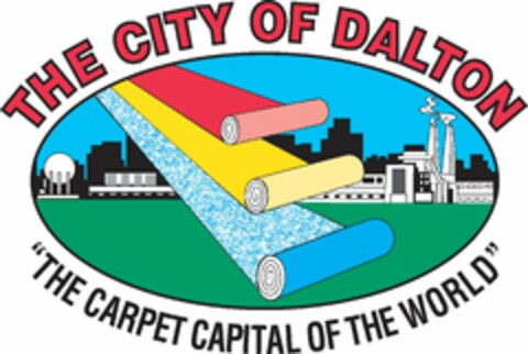 THE CITY OF DALTON "THE CARPET CAPITAL OF THE WORLD" Logo (USPTO, 06.05.2013)