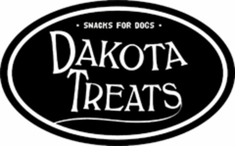 SNACKS FOR DOGS DAKOTA TREATS Logo (USPTO, 29.07.2013)