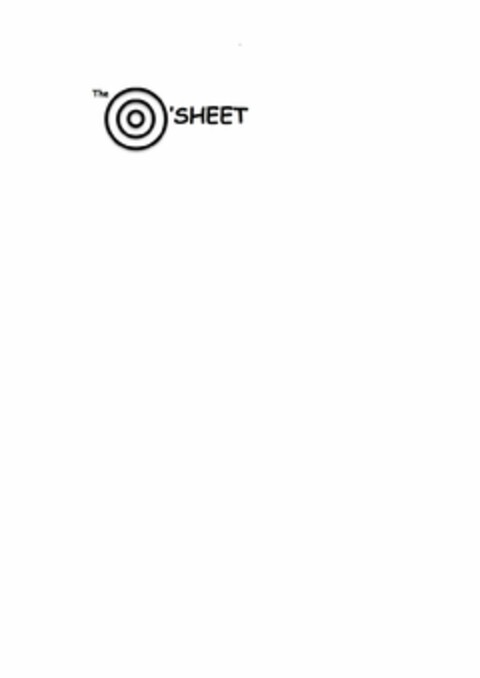 THE O'SHEET Logo (USPTO, 23.08.2014)