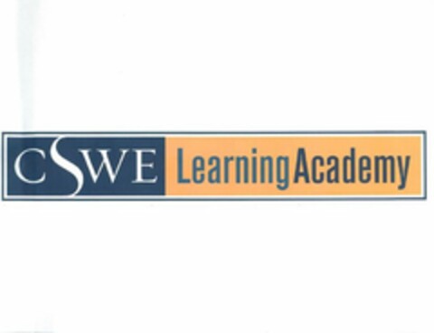 CSWE LEARNING ACADEMY Logo (USPTO, 03/02/2015)