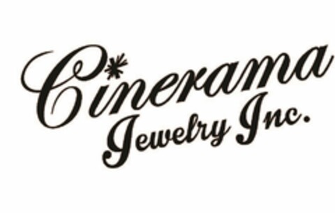 CINERAMA JEWELRY INC. Logo (USPTO, 27.05.2016)