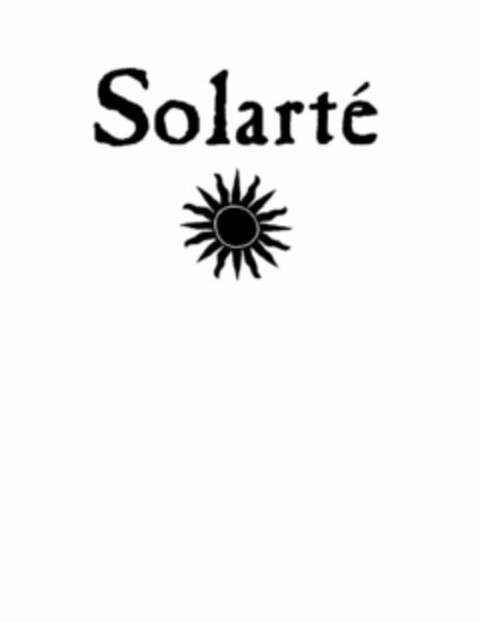 SOLARTÉ Logo (USPTO, 07/22/2016)