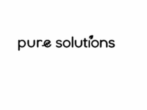 PURE SOLUTIONS Logo (USPTO, 03.03.2017)