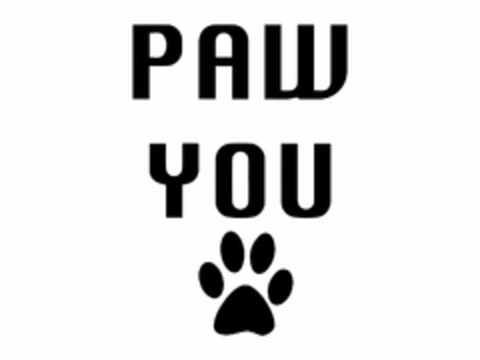 PAW YOU Logo (USPTO, 15.05.2017)