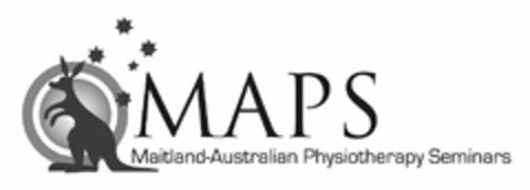 MAPS MAITLAND-AUSTRALIAN PHYSIOTHERAPY SEMINARS Logo (USPTO, 20.07.2017)