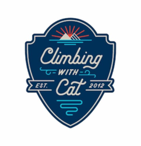 CLIMBING WITH CAT EST. 2012 Logo (USPTO, 29.11.2017)