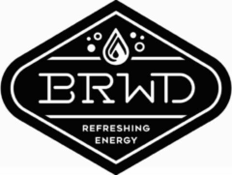 BRWD REFRESHING ENERGY Logo (USPTO, 11.12.2017)