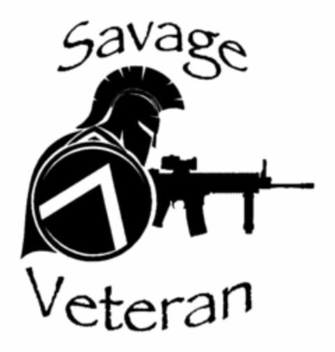 V H SAVAGE VETERAN Logo (USPTO, 05.01.2018)