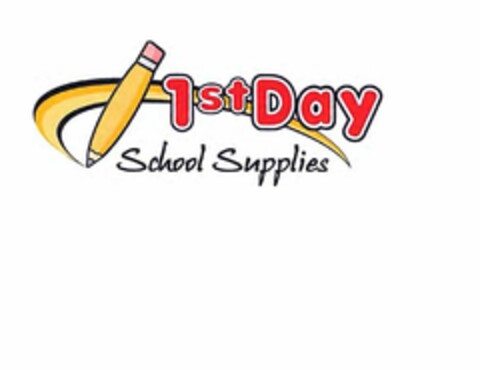 1ST DAY SCHOOL SUPPLIES Logo (USPTO, 04/30/2018)