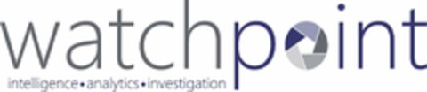 WATCHPOINT INTELLIGENCE ANALYTICS INVESTIGATION Logo (USPTO, 13.08.2018)