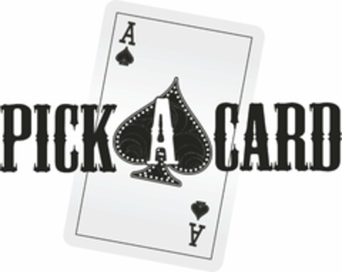 PICK A CARD Logo (USPTO, 14.03.2019)