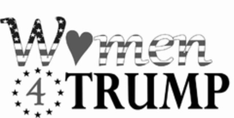 WOMEN 4 TRUMP Logo (USPTO, 06/05/2019)