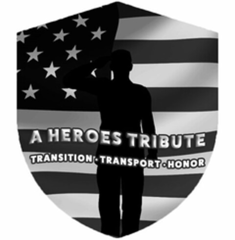 A HEROES TRIBUTE TRANSITION · TRANSPORT · HONOR Logo (USPTO, 14.07.2020)