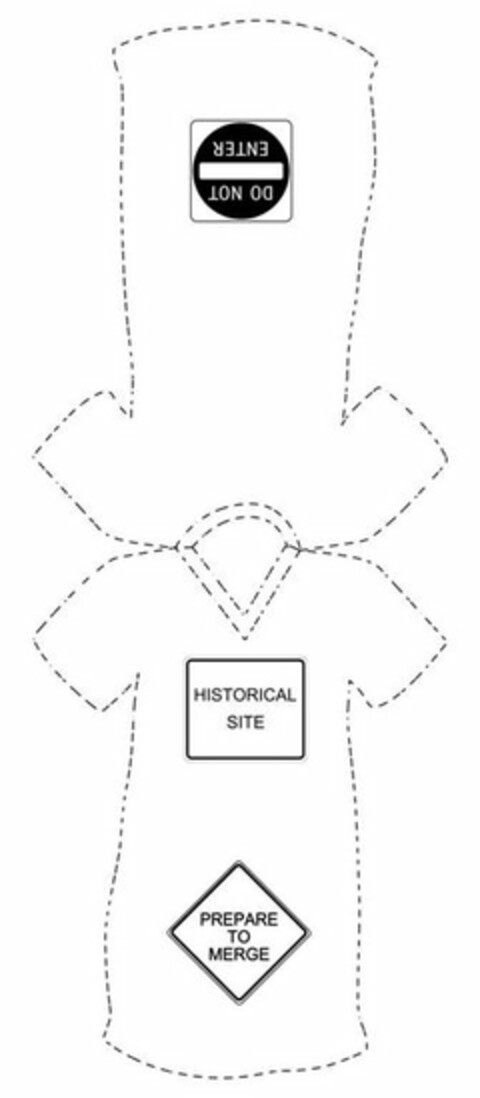 HISTORICAL SITE PREPARE TO MERGE DO NOT ENTER Logo (USPTO, 01/26/2009)