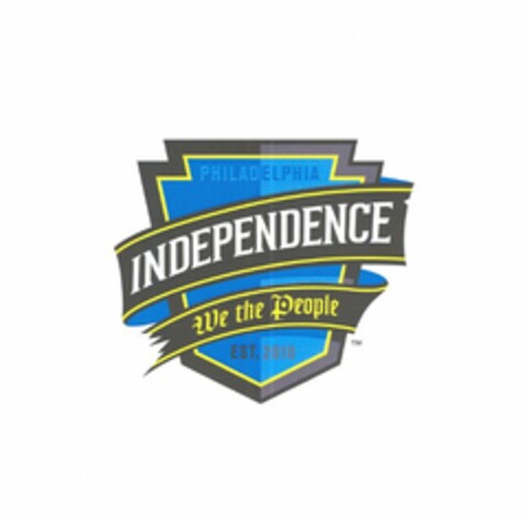 PHILADELPHIA INDEPENDENCE WE THE PEOPLE EST. 2010 Logo (USPTO, 02.07.2009)