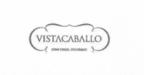 VISTACABALLO DOVE CREEK, COLORADO Logo (USPTO, 28.07.2009)