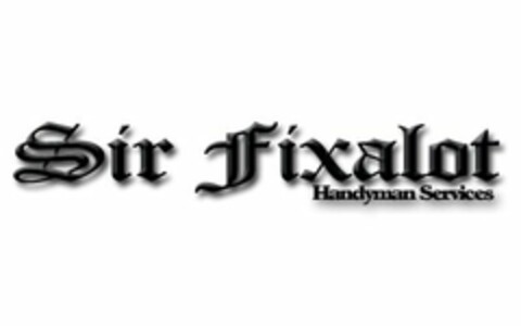 SIR FIXALOT HANDYMAN SERVICES Logo (USPTO, 22.04.2010)