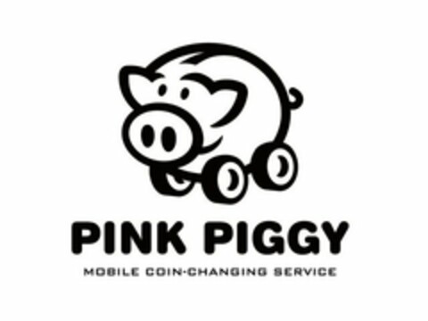 PINK PIGGY MOBILE COIN CHANGING SERVICE Logo (USPTO, 14.06.2010)